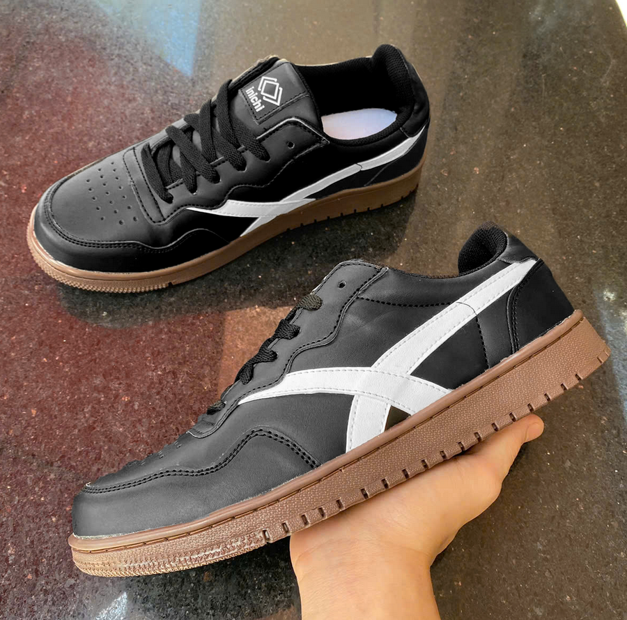 Giày Sneaker Inichi G1329 Đen X Trắng